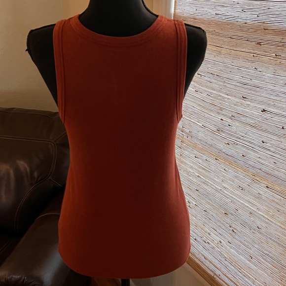 Rust Slim Fit Tank Top - Picture 2 of 2
